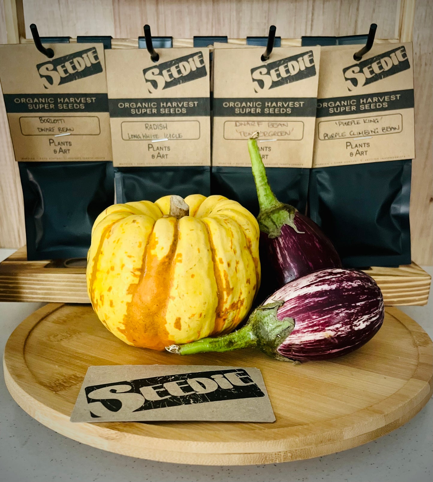 Organic Purple Climbing Bean Seeds