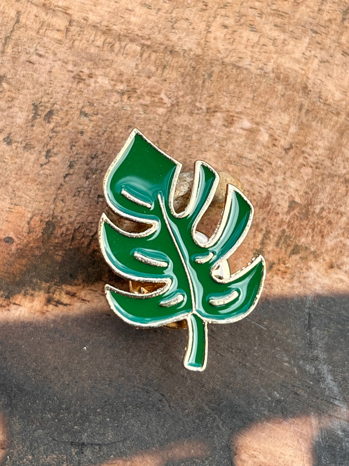 Monstera Leaf Enamel Pin
