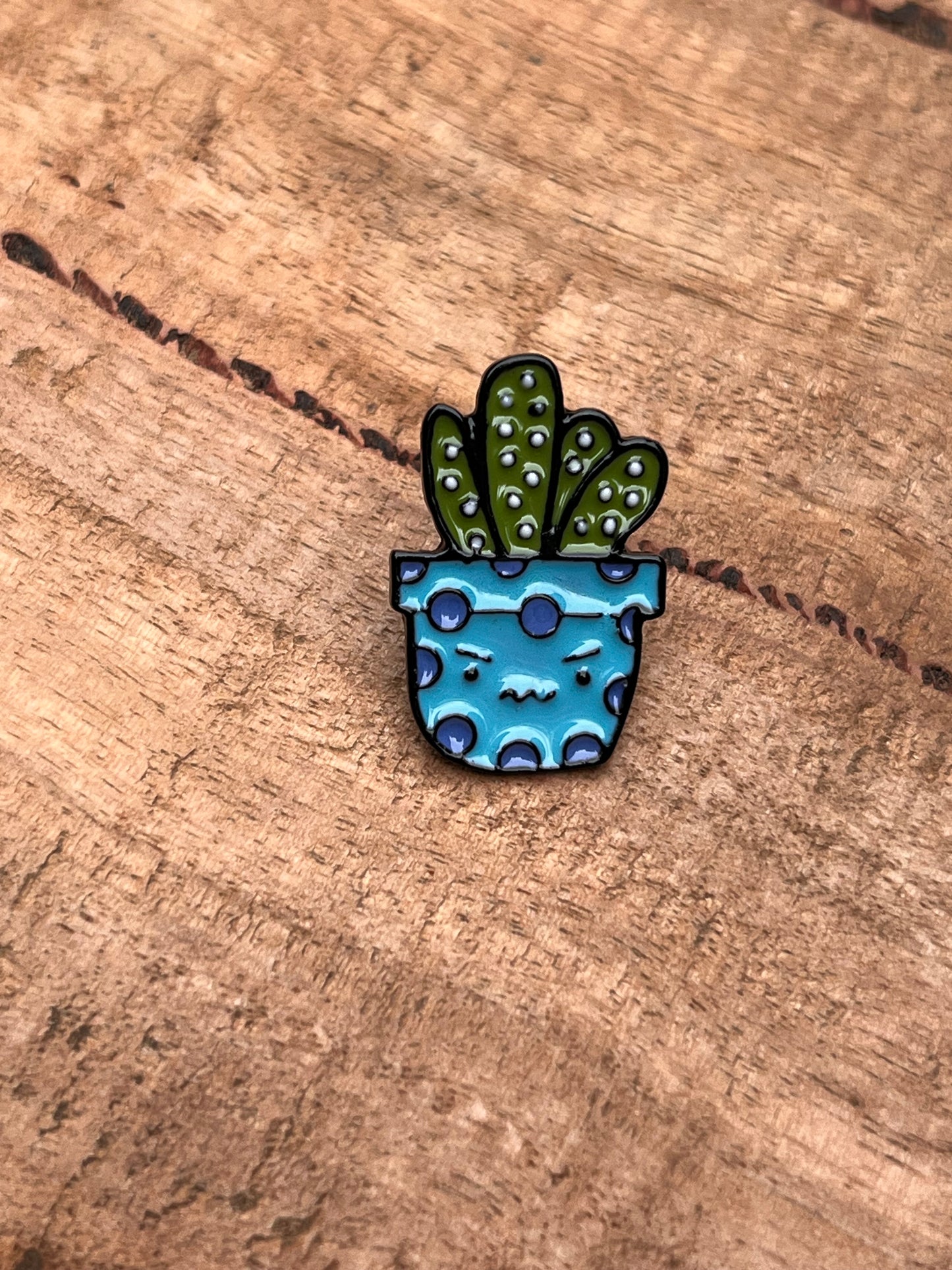 Cranky Pants Cactus Enamel Pin 🌵