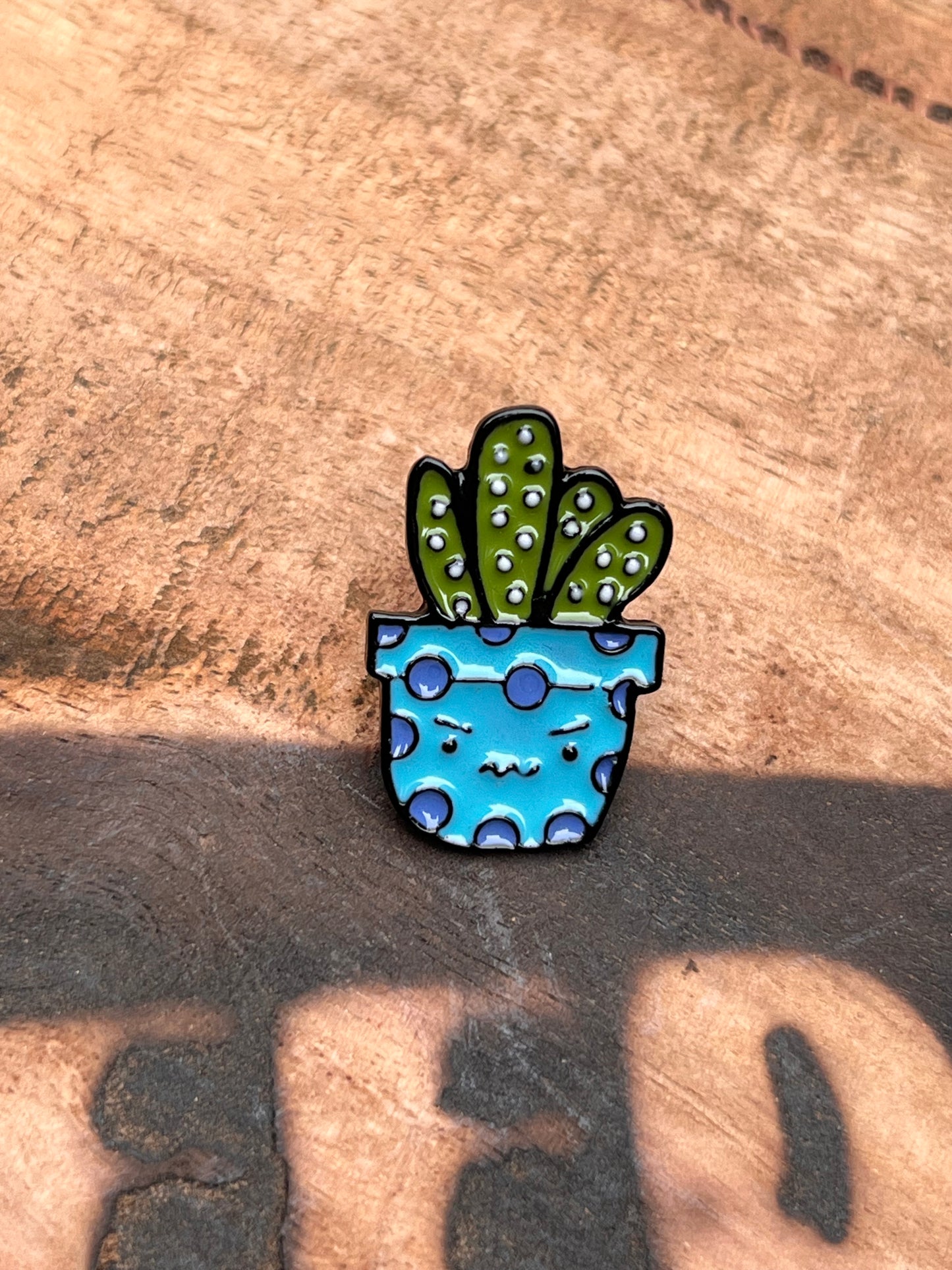 Cranky Pants Cactus Enamel Pin 🌵