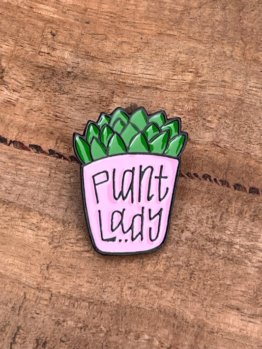 Plant Lady Enamel Pin 😍