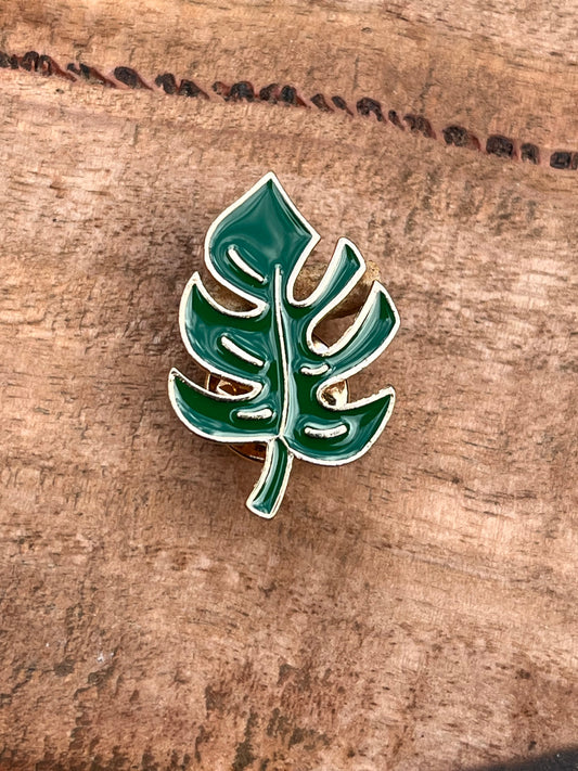 Monstera Leaf Enamel Pin