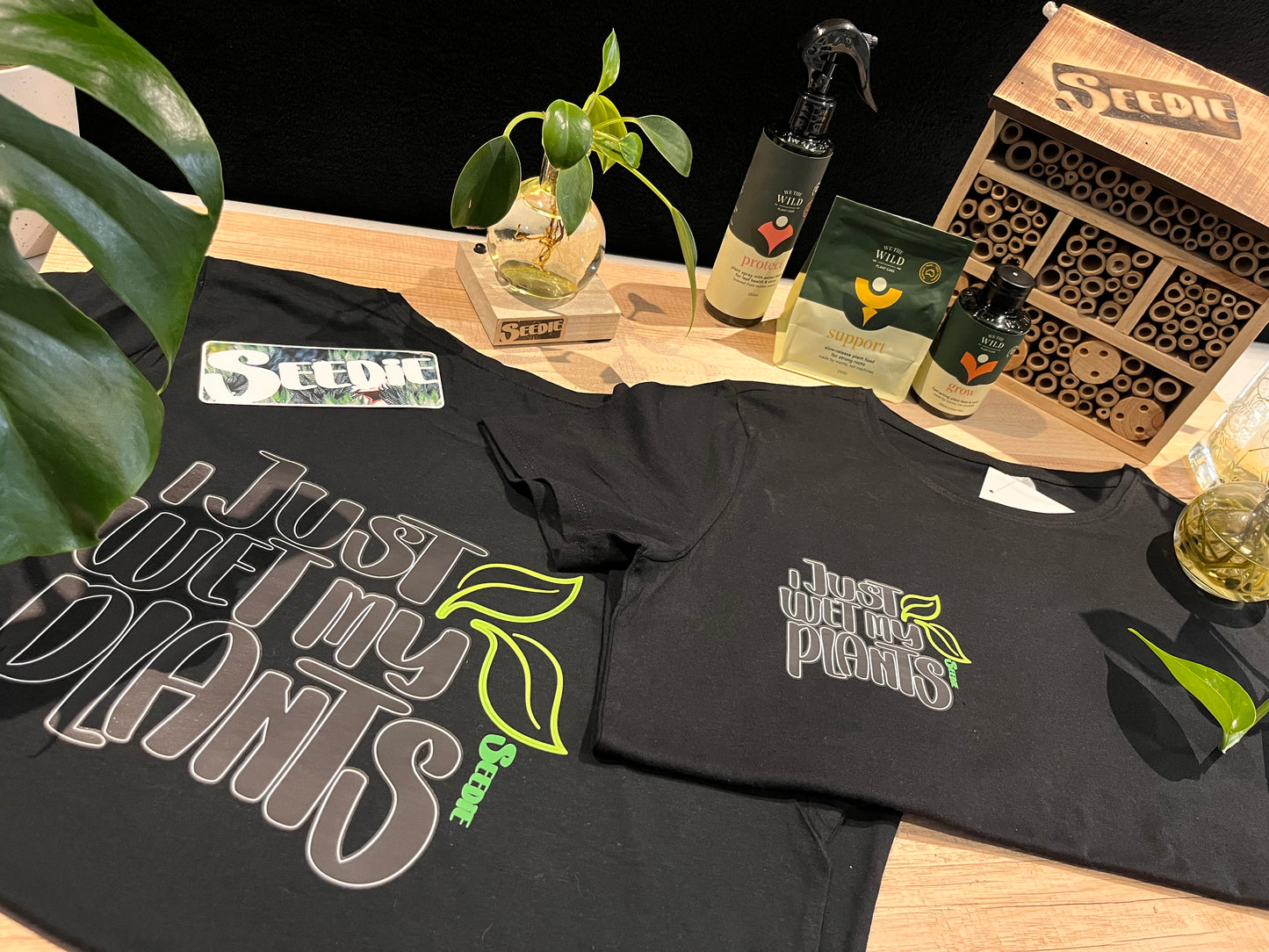 "I Just Wet My Plants" 💦🌱- Men's and Ladies Crewneck T-shirt