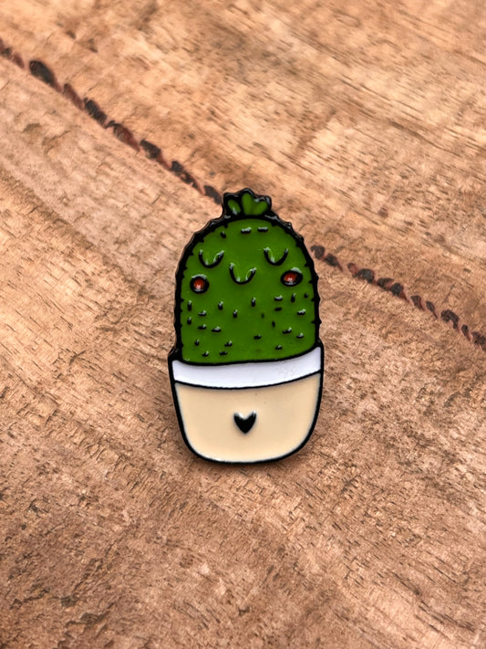Happy Love Cactus Enamel Pin 🌵😍
